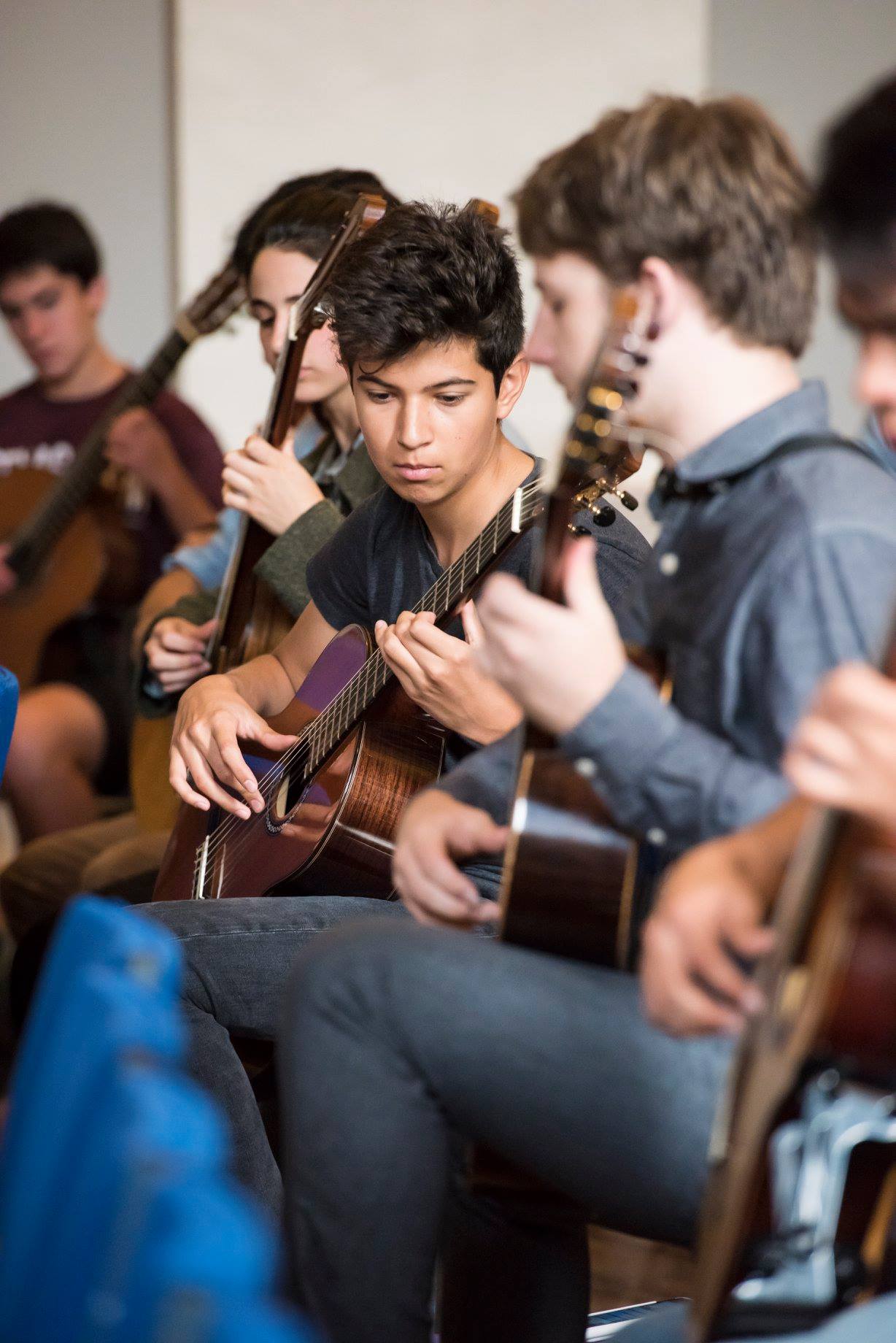 GuitarFest students playing