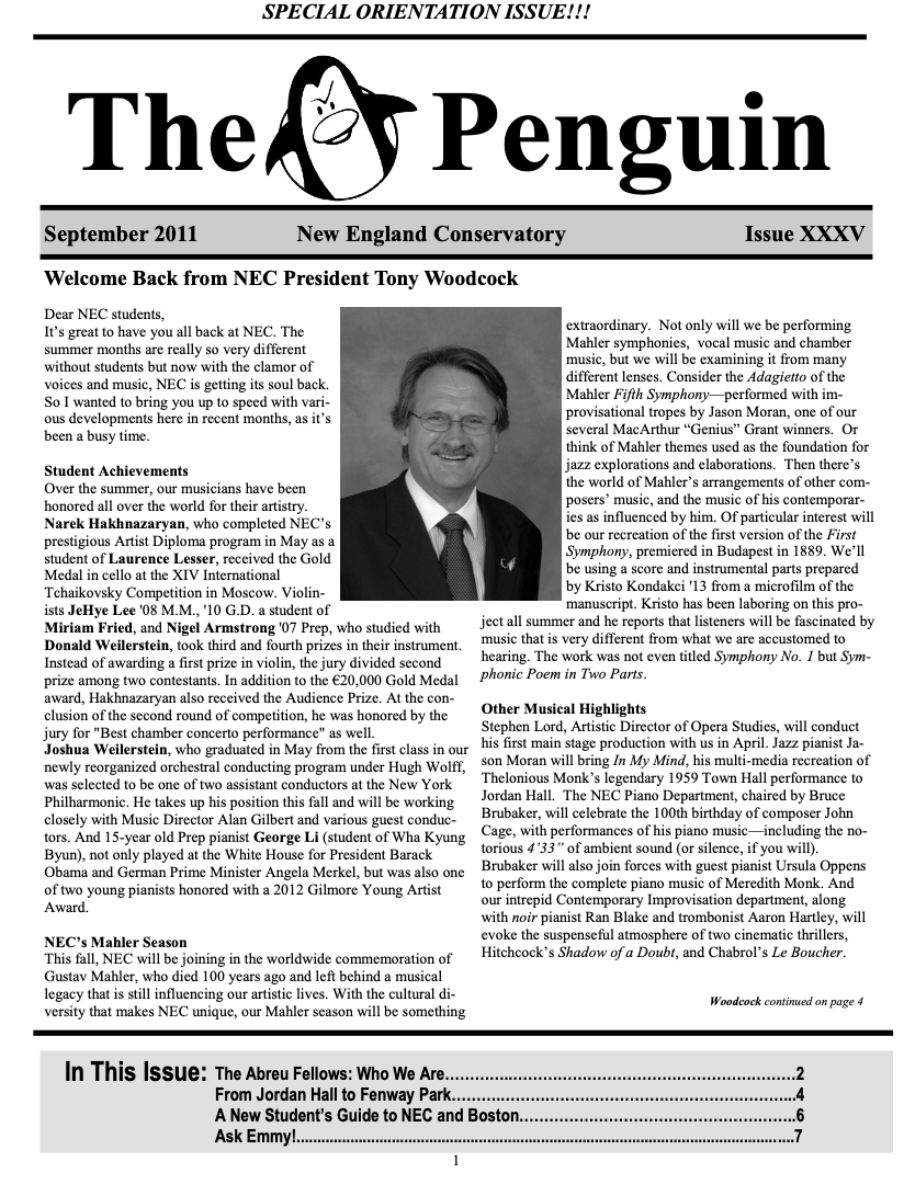 Penguin Cover 2011