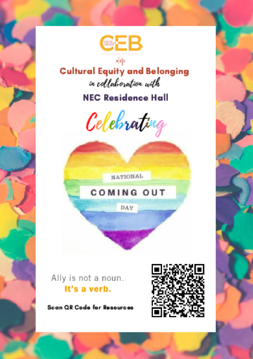 National Coming Out Day 2021 Flyer