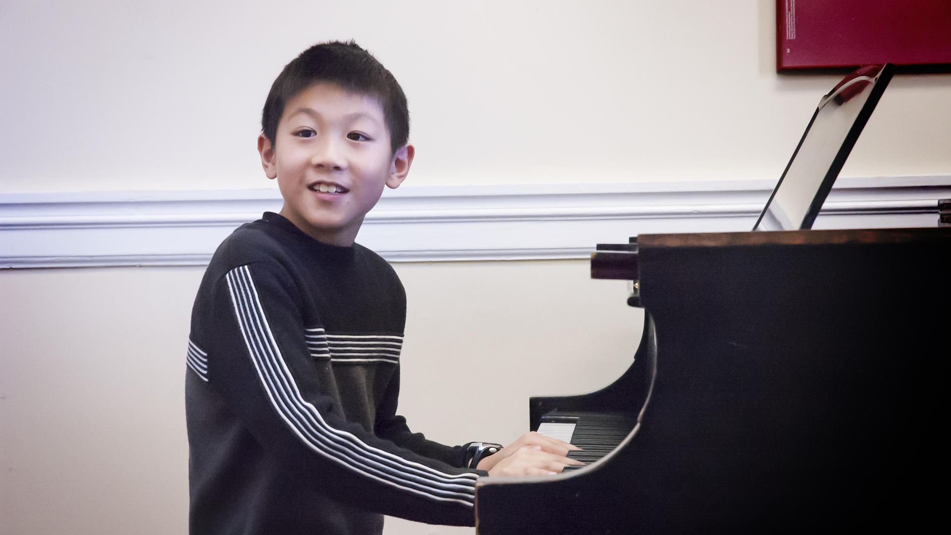 A young Prep pianist