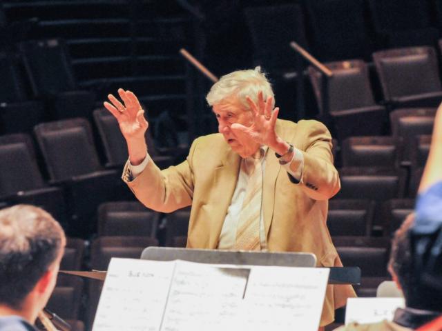 Gunther Schuller conducts