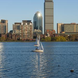 A scenic view of the Charles River