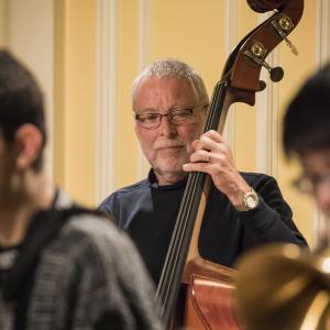 Dave Holland with a student ensemble