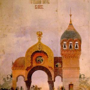 hartmann, sketch for gate of Kiev