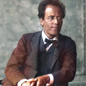 Gustav Mahler, tinted photo