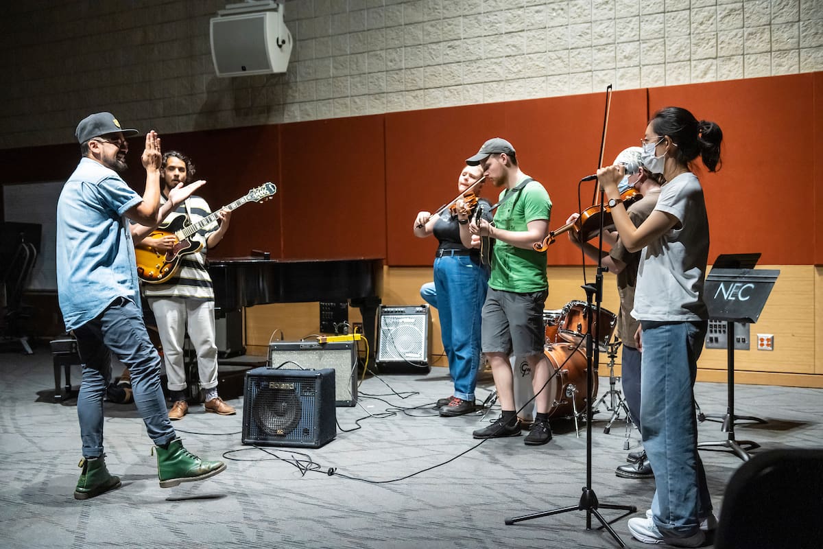 CMA Open House, offering workshops by various CMA faculty members. 11 September 2022. Event: SB 320 - Contemporary Rock Ensemble with Lautaro Mantilla