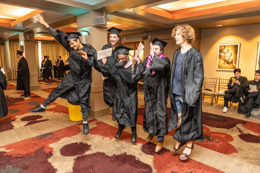 Commencement 2023 - group of students celebrating