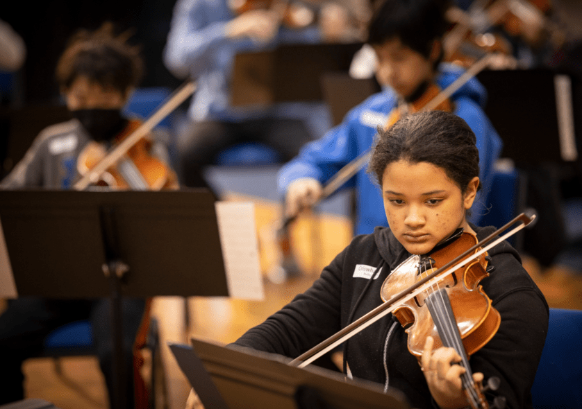 Expanded Education Prepatory violin performance