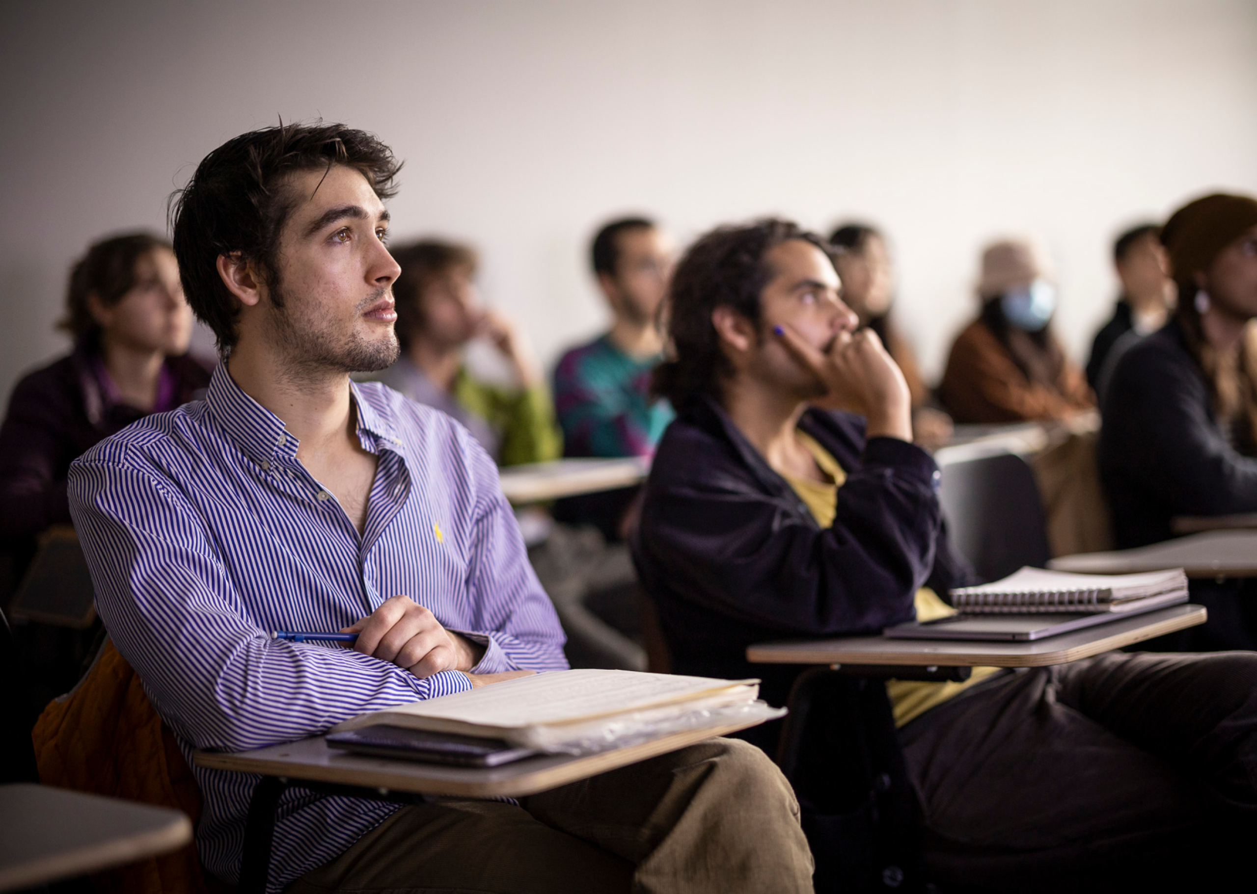 Integrative Curriculum Students engaged in classroom lecture
