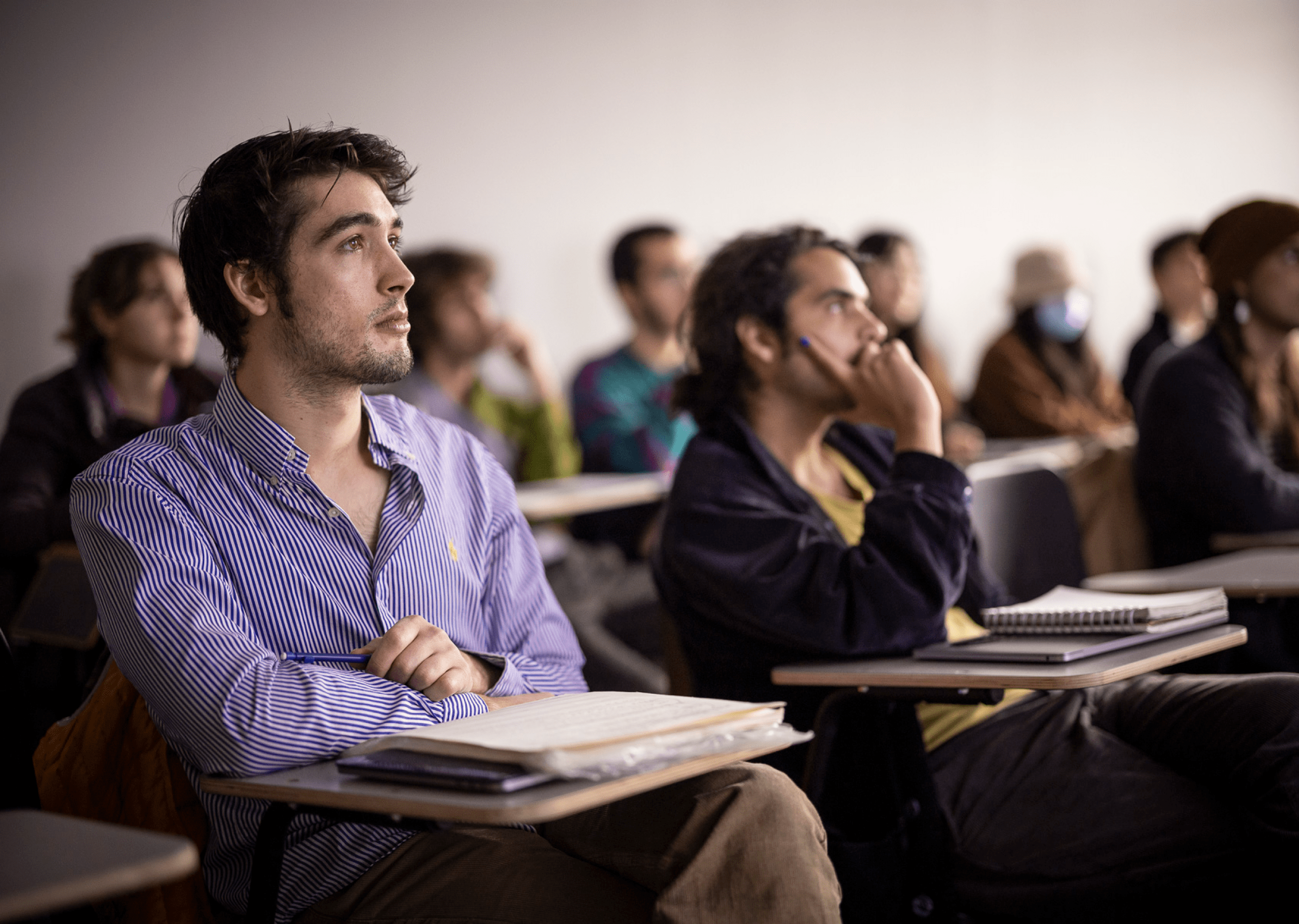 Integrative Curriculum Students engaged in classroom lecture