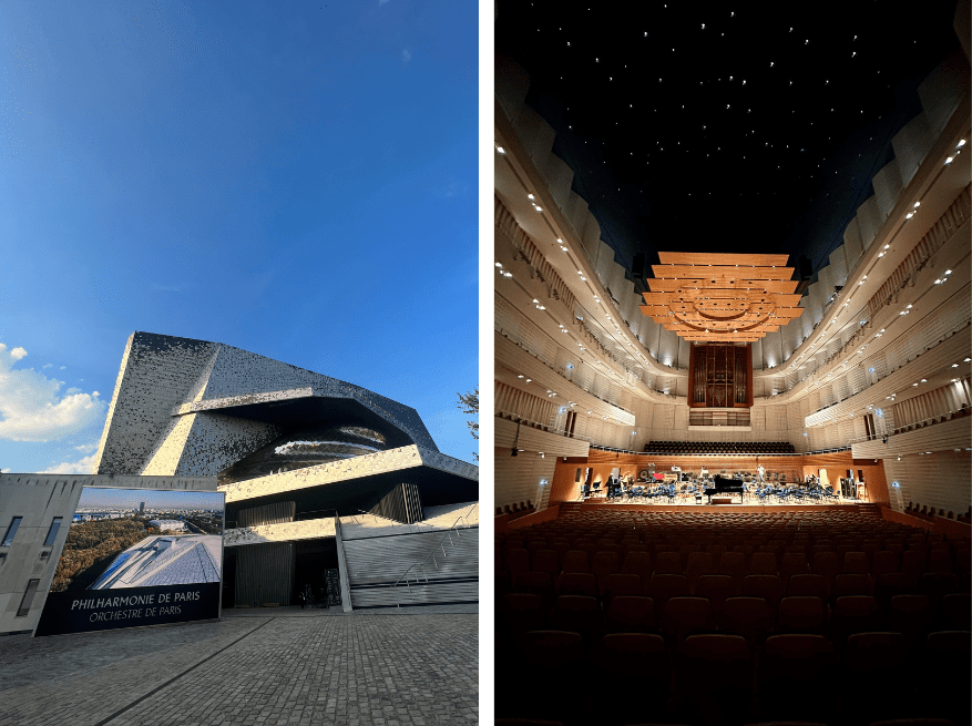 Right: KKL Luzern Concert Hall in Lucerne, Switzerland