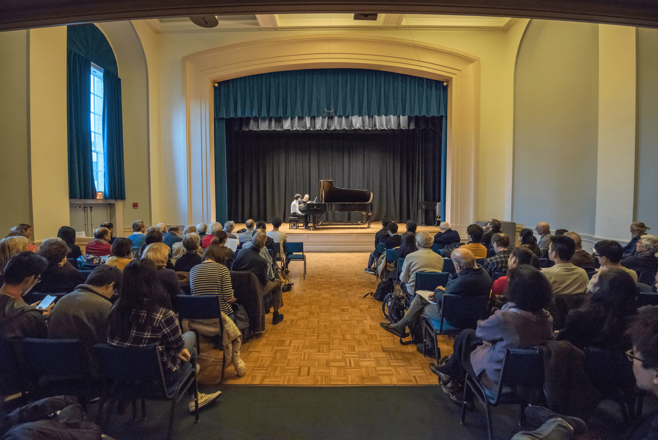 Williams Hall piano masterclass