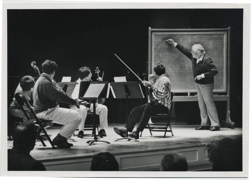 György Ligeti Coaches the Borromeo String Quartet