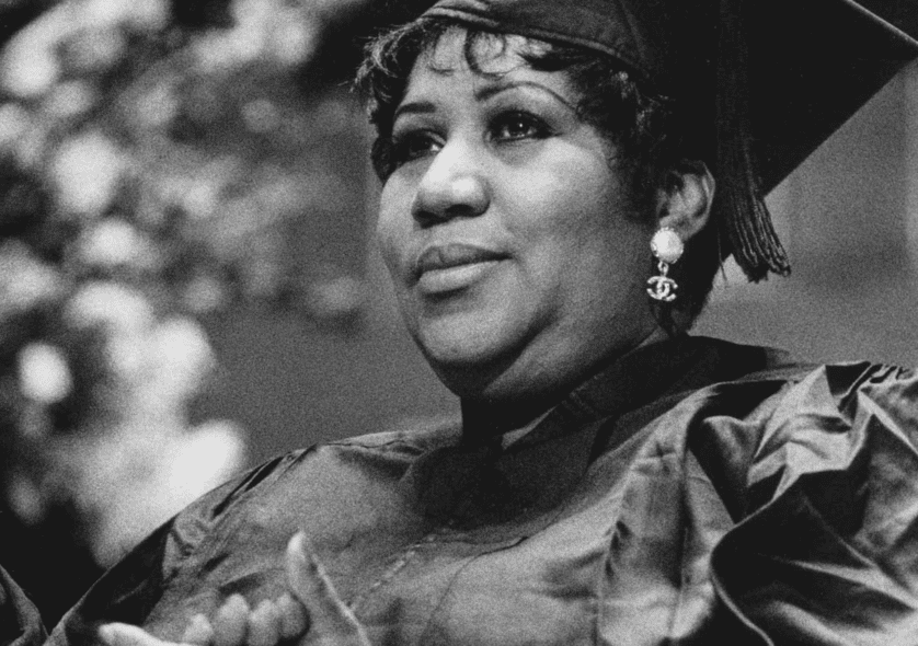 Aretha Franklin at Commencement