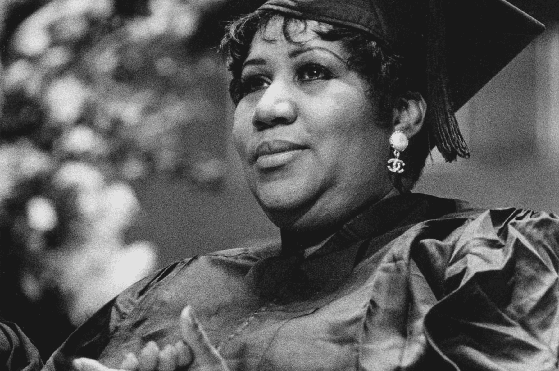 Aretha Franklin at Commencement