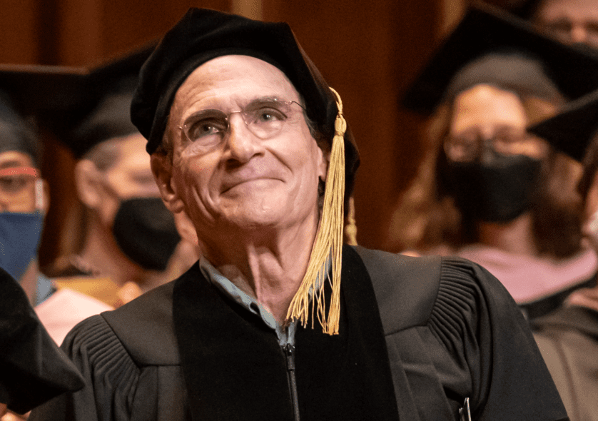 James Taylor at Commencement
