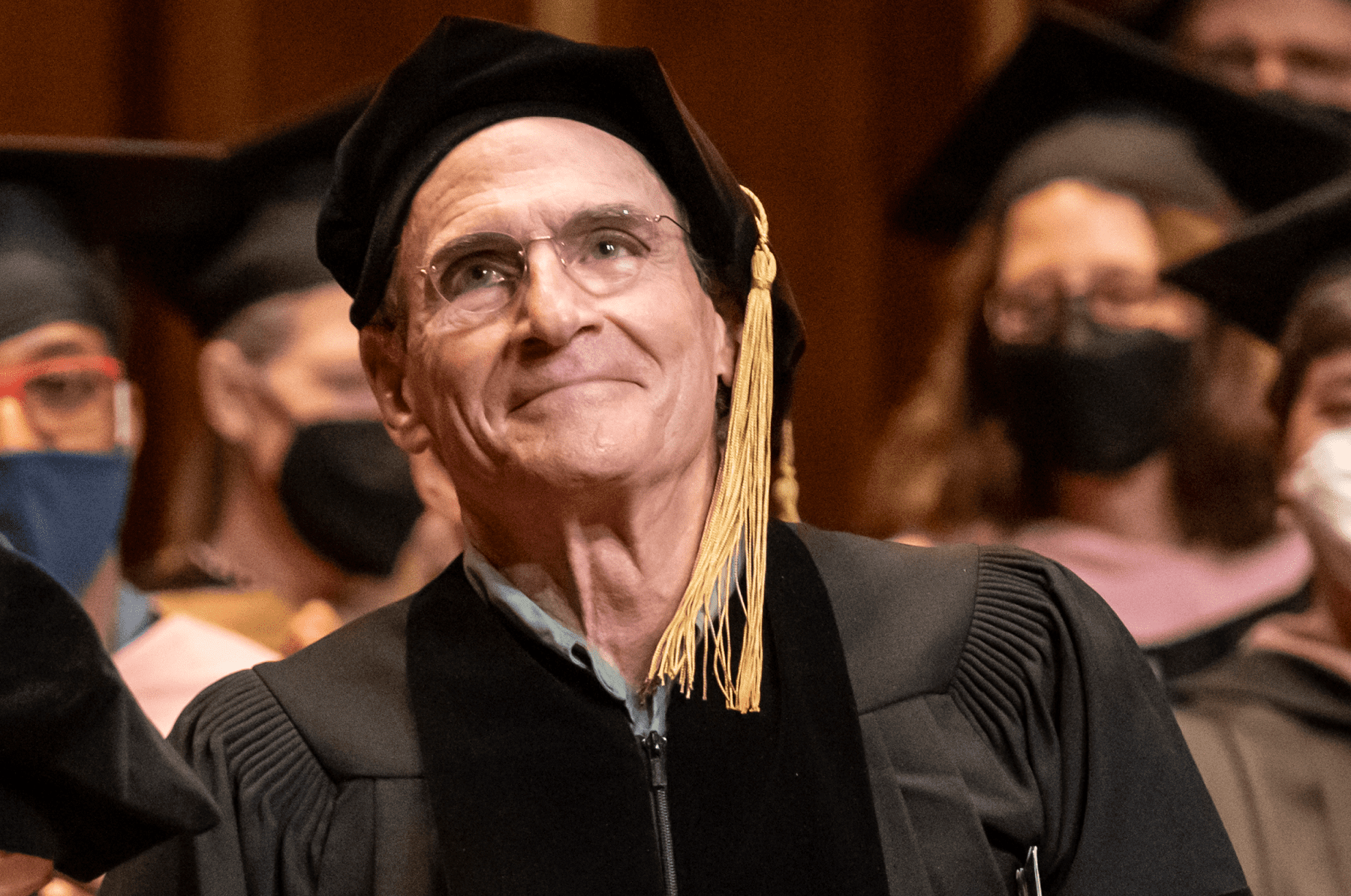 James Taylor at Commencement
