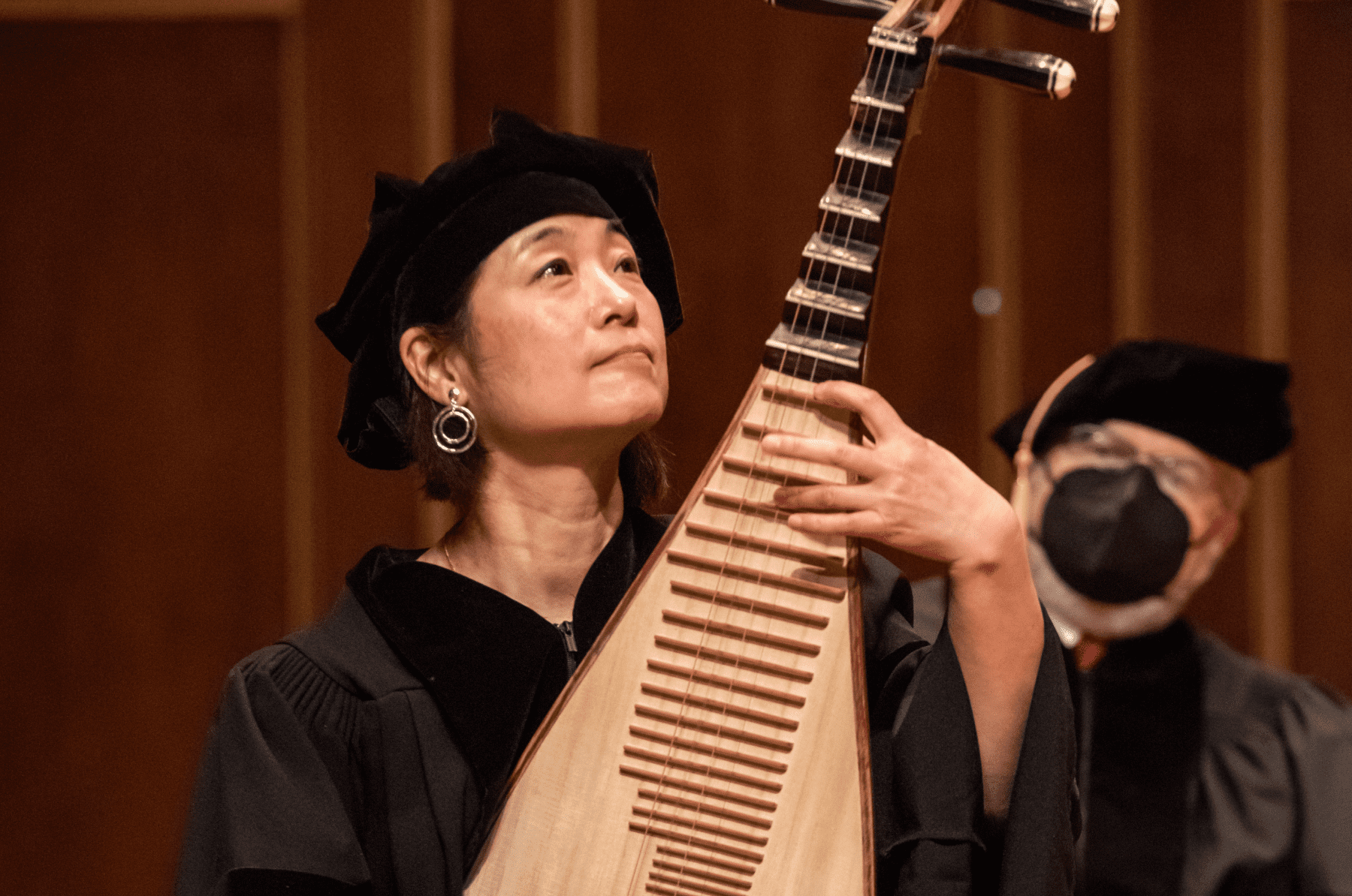 WuMan and Emmanual Ax at Commencement