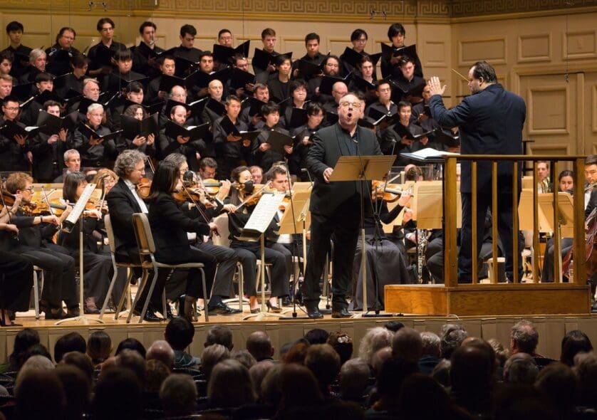 Performing "Babi Yar" at the Boston Symphony Orchestra