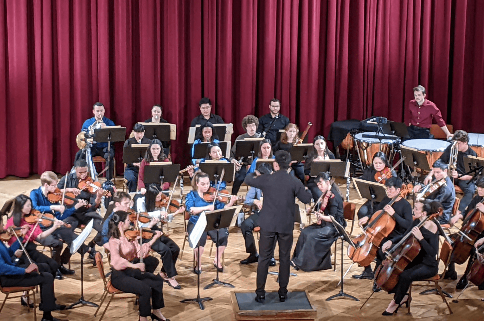NEC's Lab Orchestra rehearses