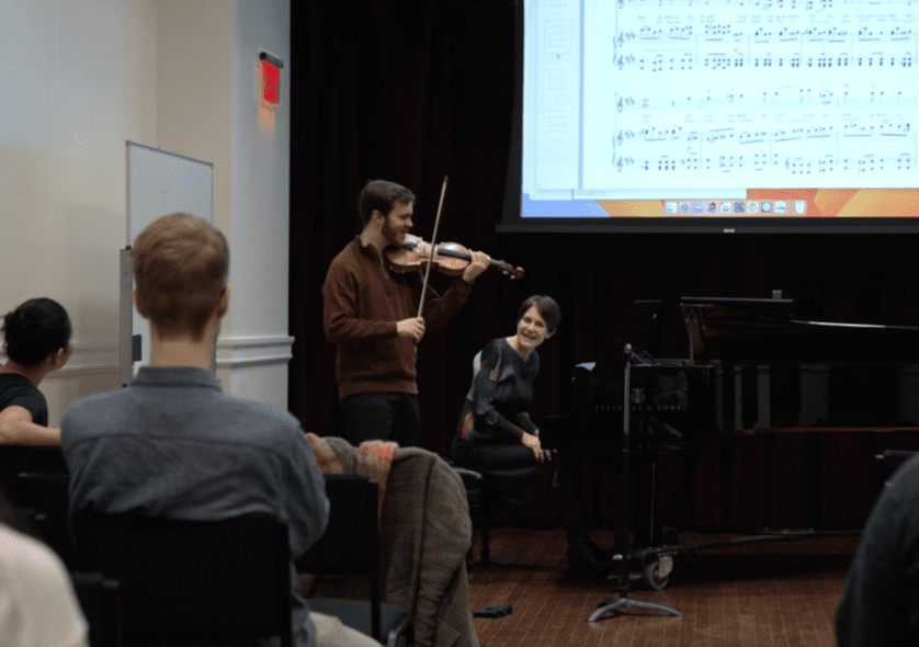 Expressing Vocal Lyricism with Strings: How Students in Ayano Ninomiya’s Studio Reimagined the Iconic Dichterliebe Song Cycle for Violin