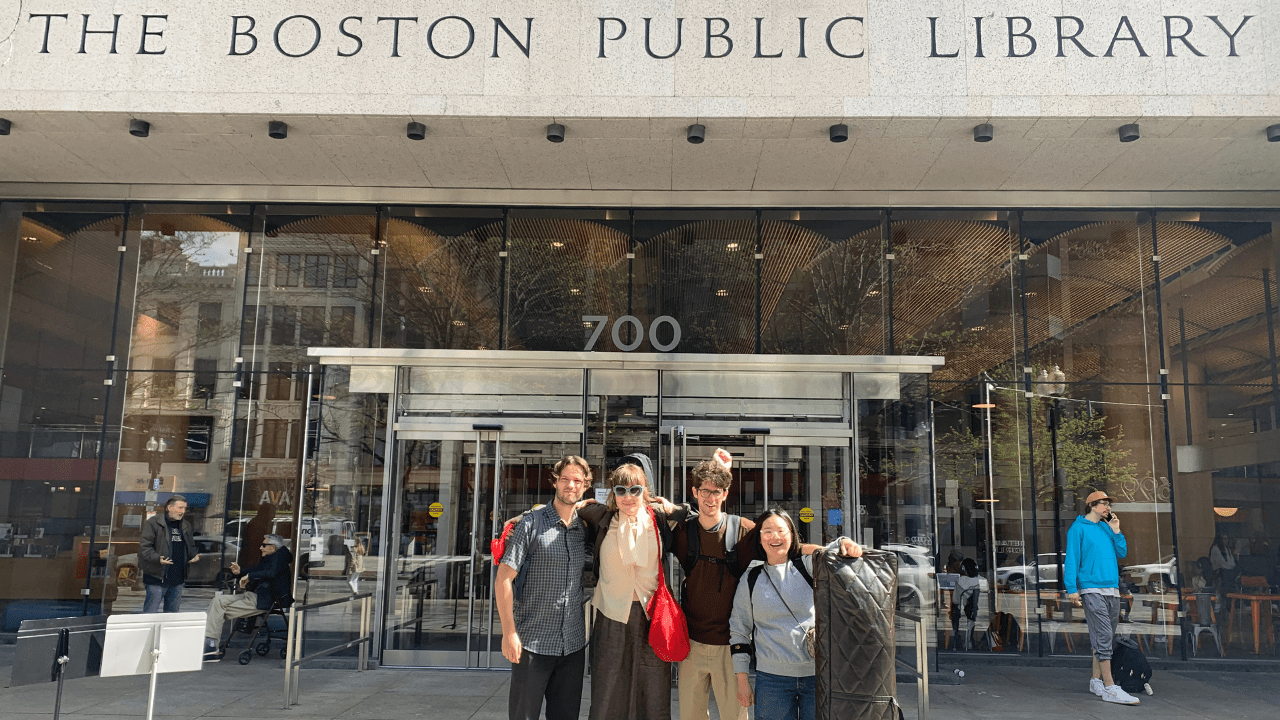 CPP Fellows at the Central Branch of the Boston Public Library