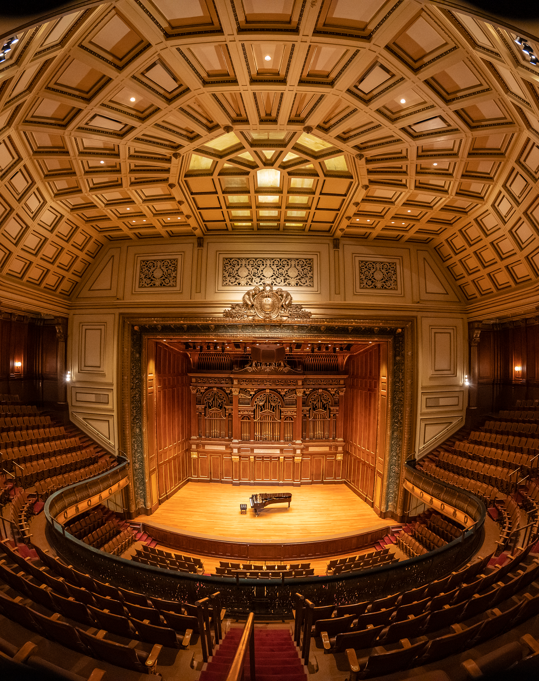 Wide shot of Jordan Hall.