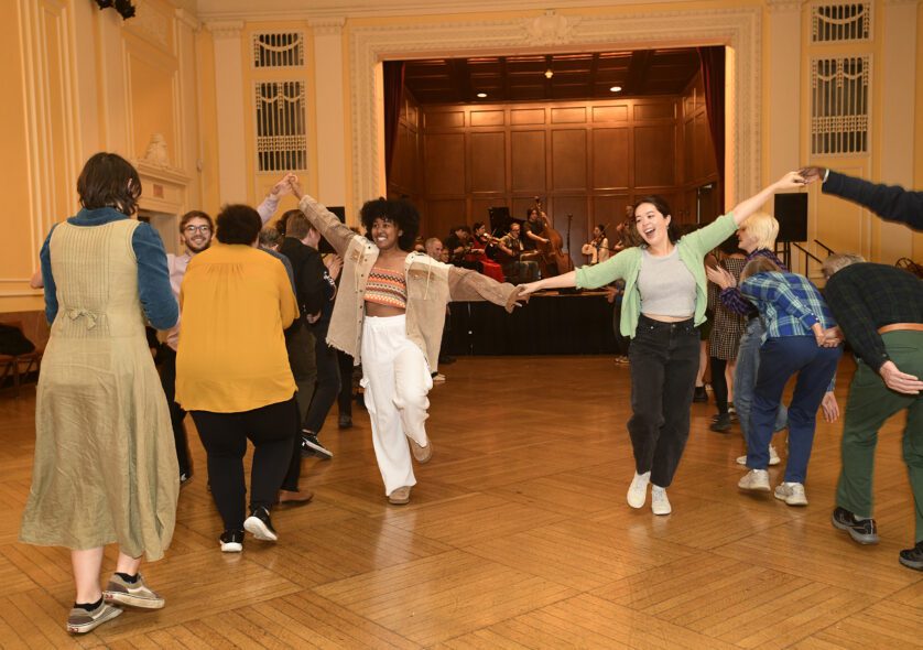 Dancers setting the tone for the NEC Festival at the Contemporary Musical Arts Community Barn Dance.