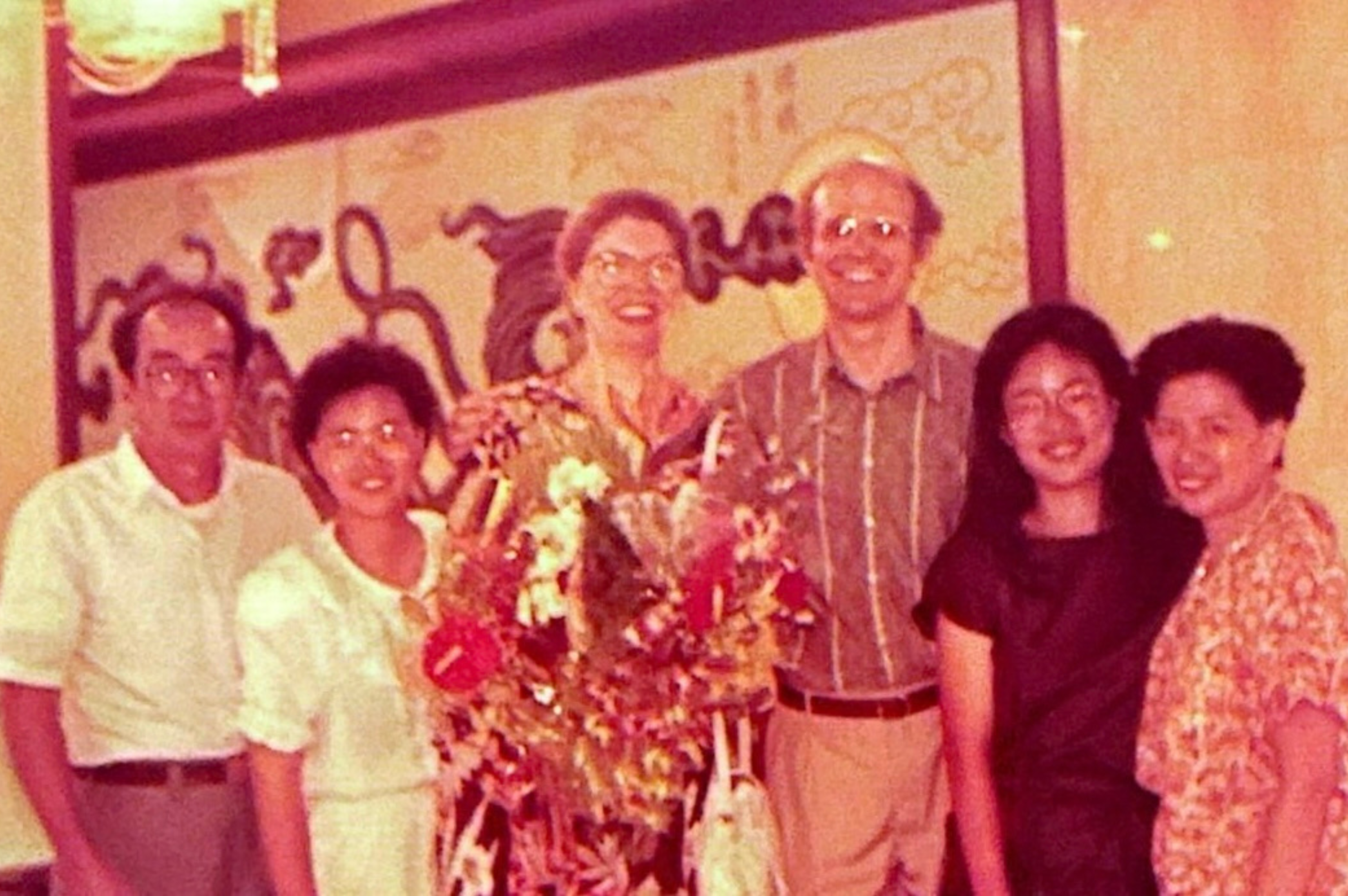 Mei-Ann Chen with her family, Marylou Speaker Churchill, and Mark Churchill