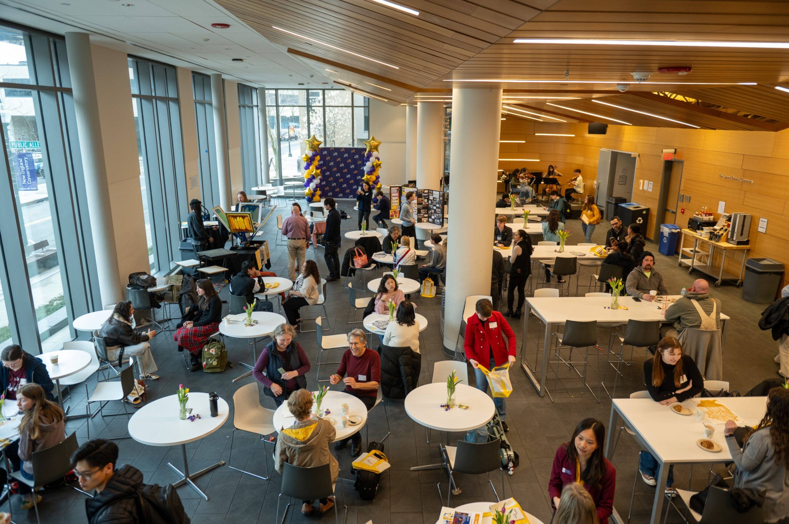 The SLPC is a bustle of activity on Debut Day