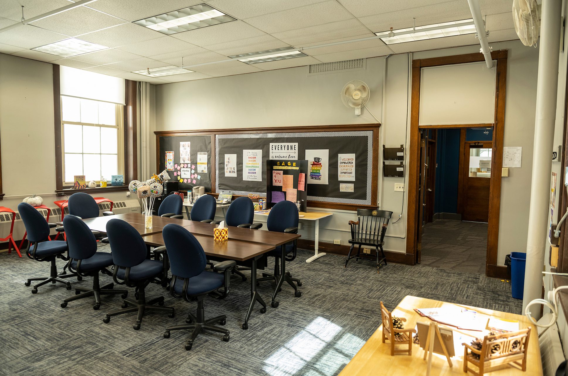 The Huddle space on NEC's campus.