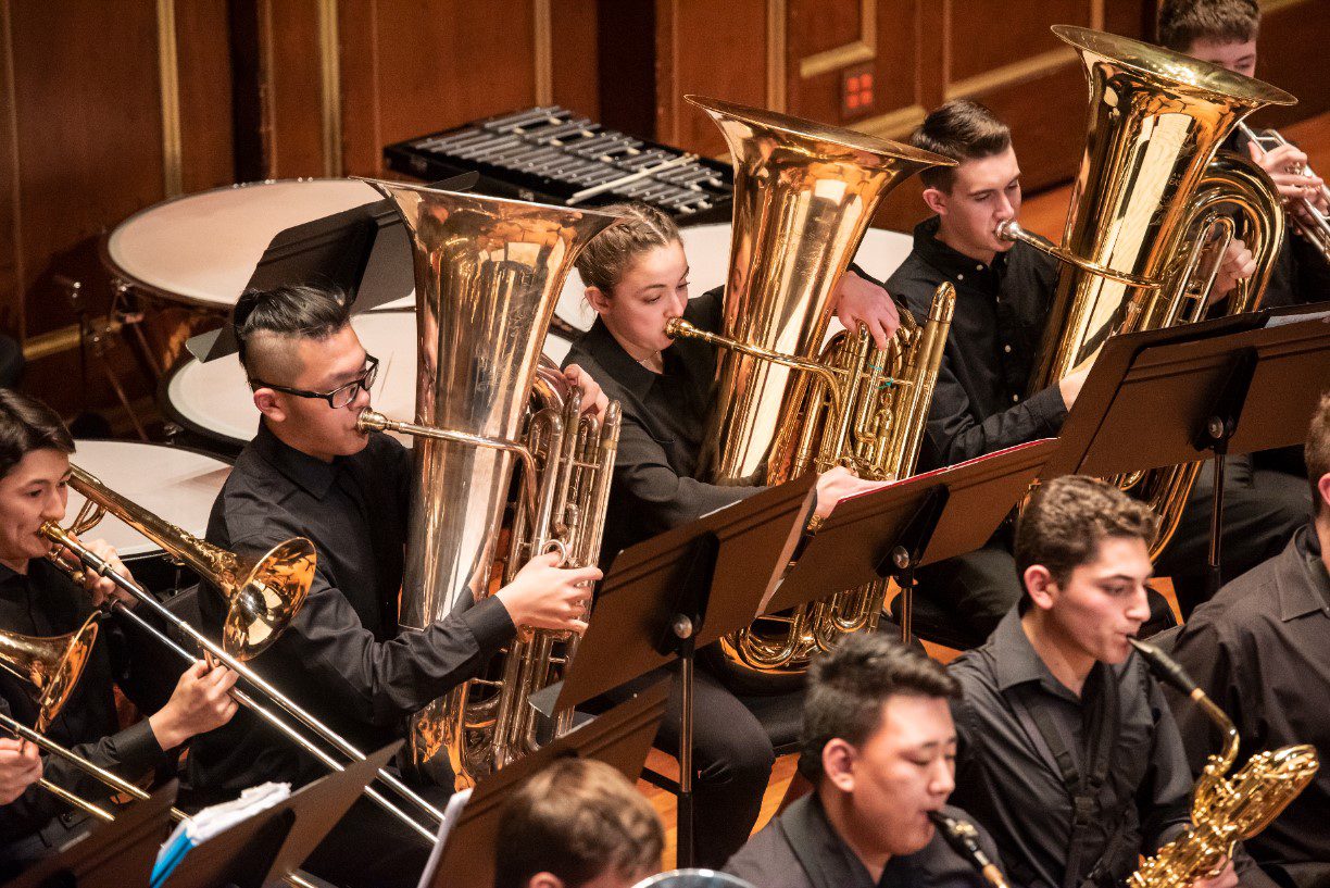NEC Prep: Youth Brass Ensemble, Junior Massachusetts Youth Wind Ensemble, Massachusetts Youth Wind Ensemble Concert Band