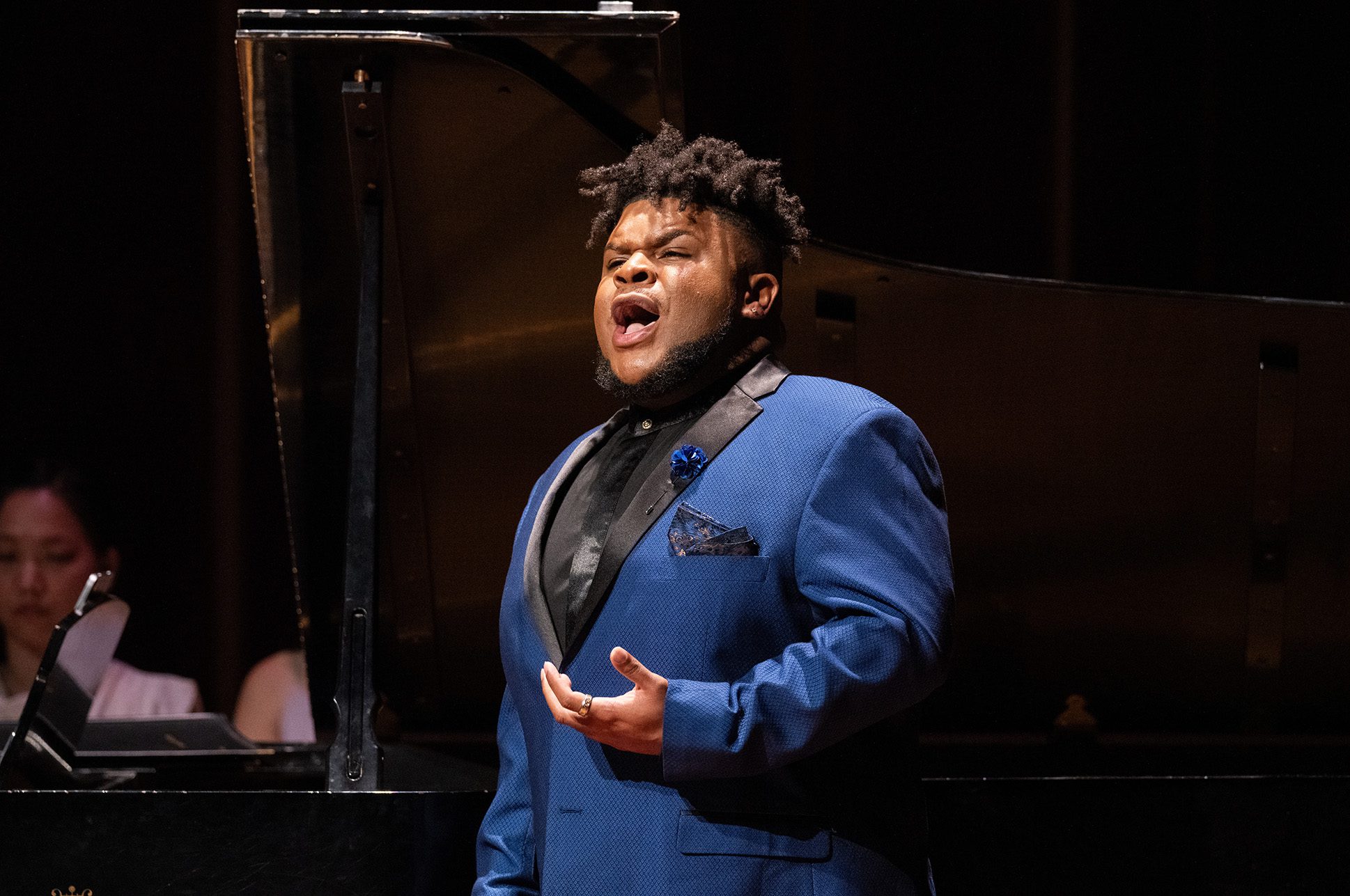 Ricky Owens singing.