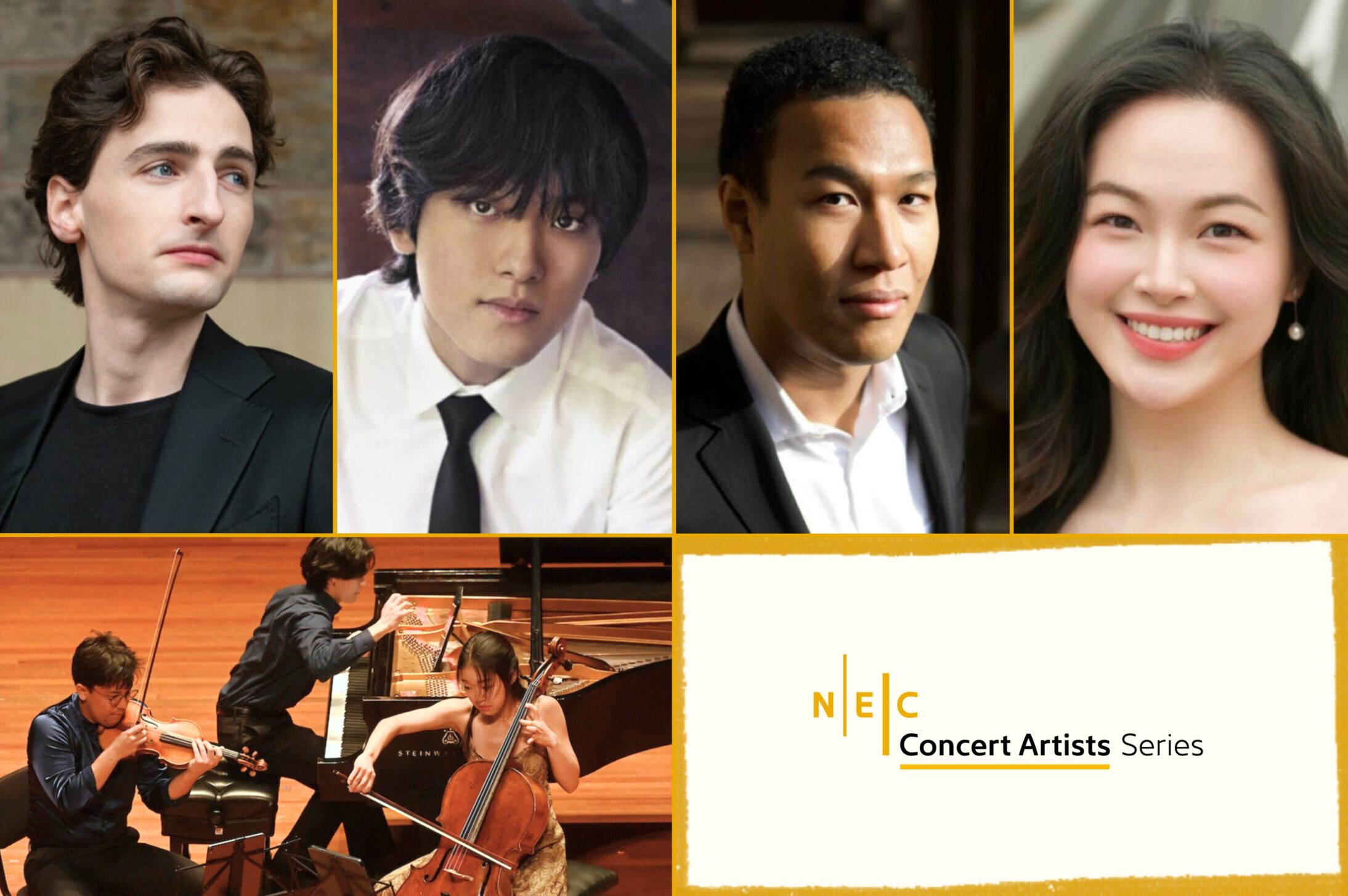 NEC’s 2026 Concert Artists Series Will Showcase Exceptional Performers and Spirited Collaborations 