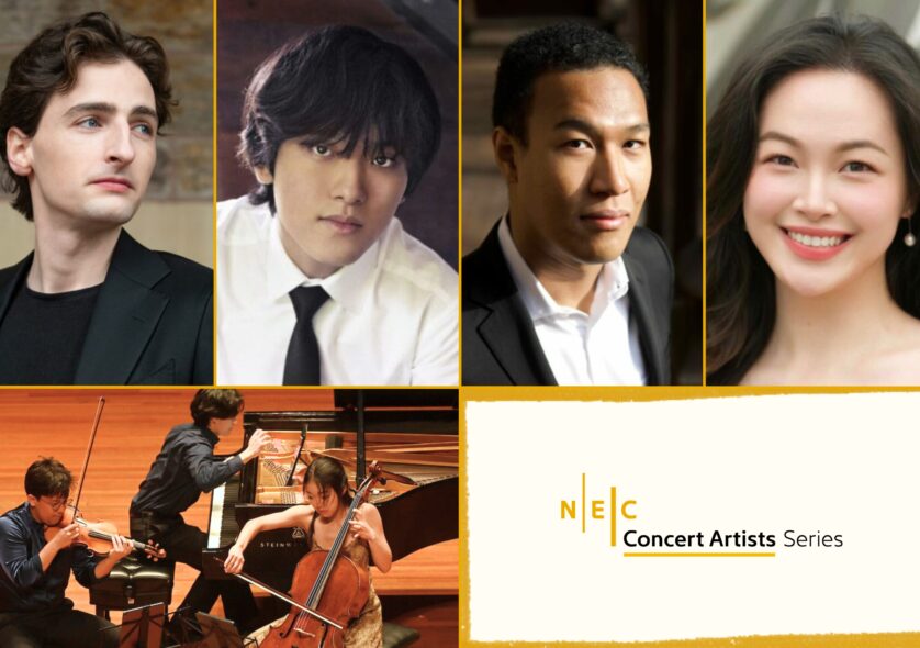 NEC’s 2026 Concert Artists Series Will Showcase Exceptional Performers and Spirited Collaborations 