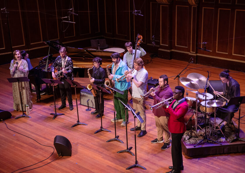 Graduating students perform Toshiko Akiyoshi's 