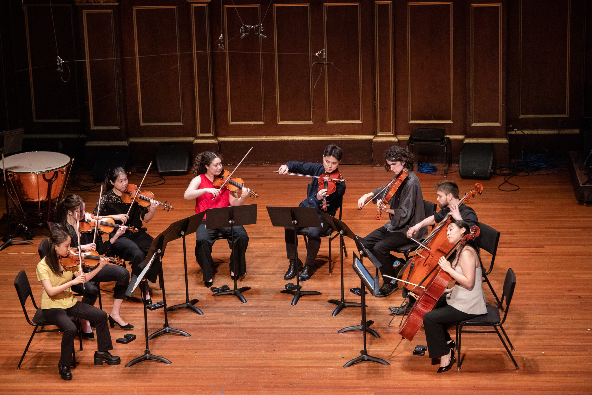 Graduating students perform F. Mendelssohn's String Octet in E-flat Major, Op. 20.